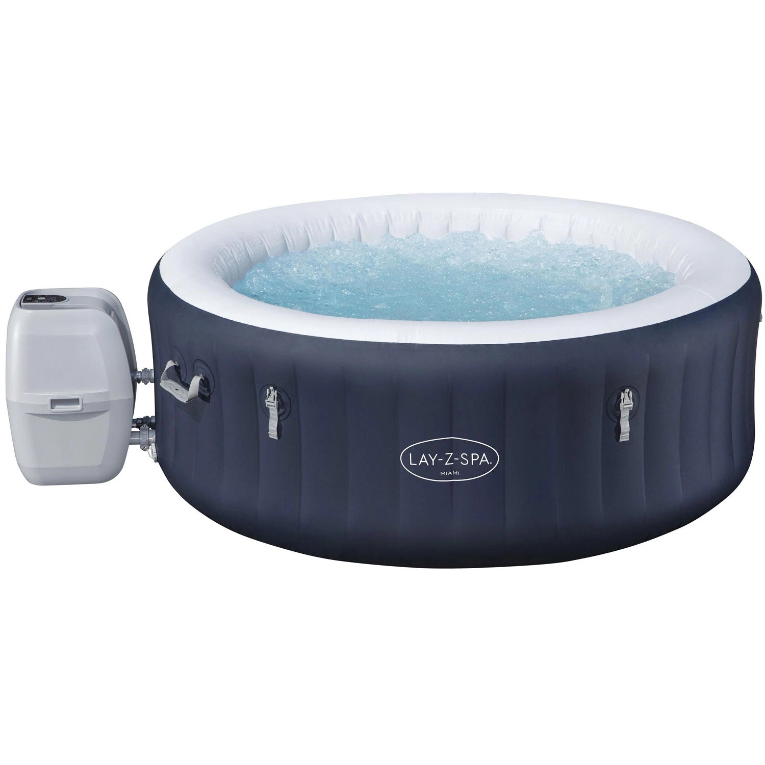 Lay-Z-Spa Miami EnergySense AirJet 4 Mörkblå 1.80m x 66cm