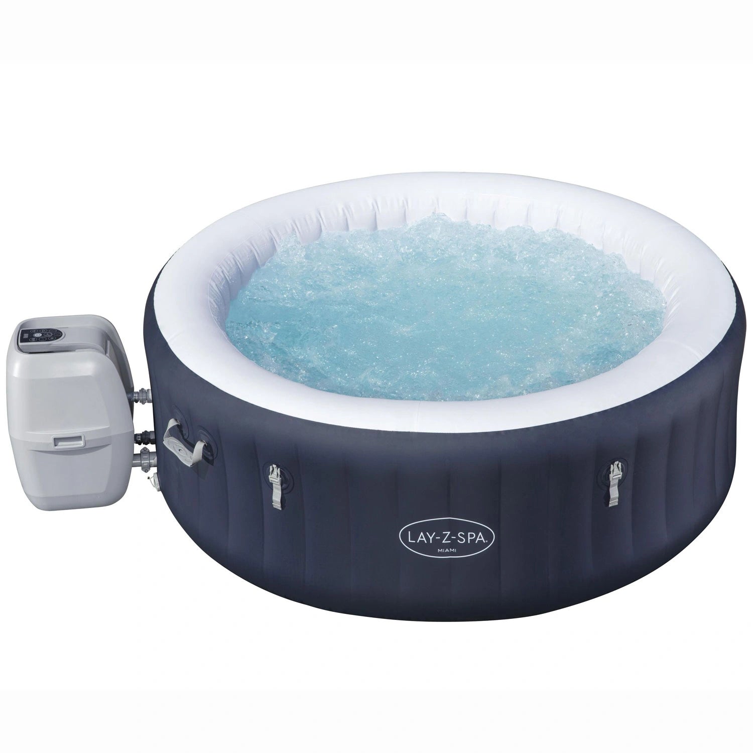 Lay-Z-Spa Miami EnergySense AirJet 4 Mörkblå 1.80m x 66cm