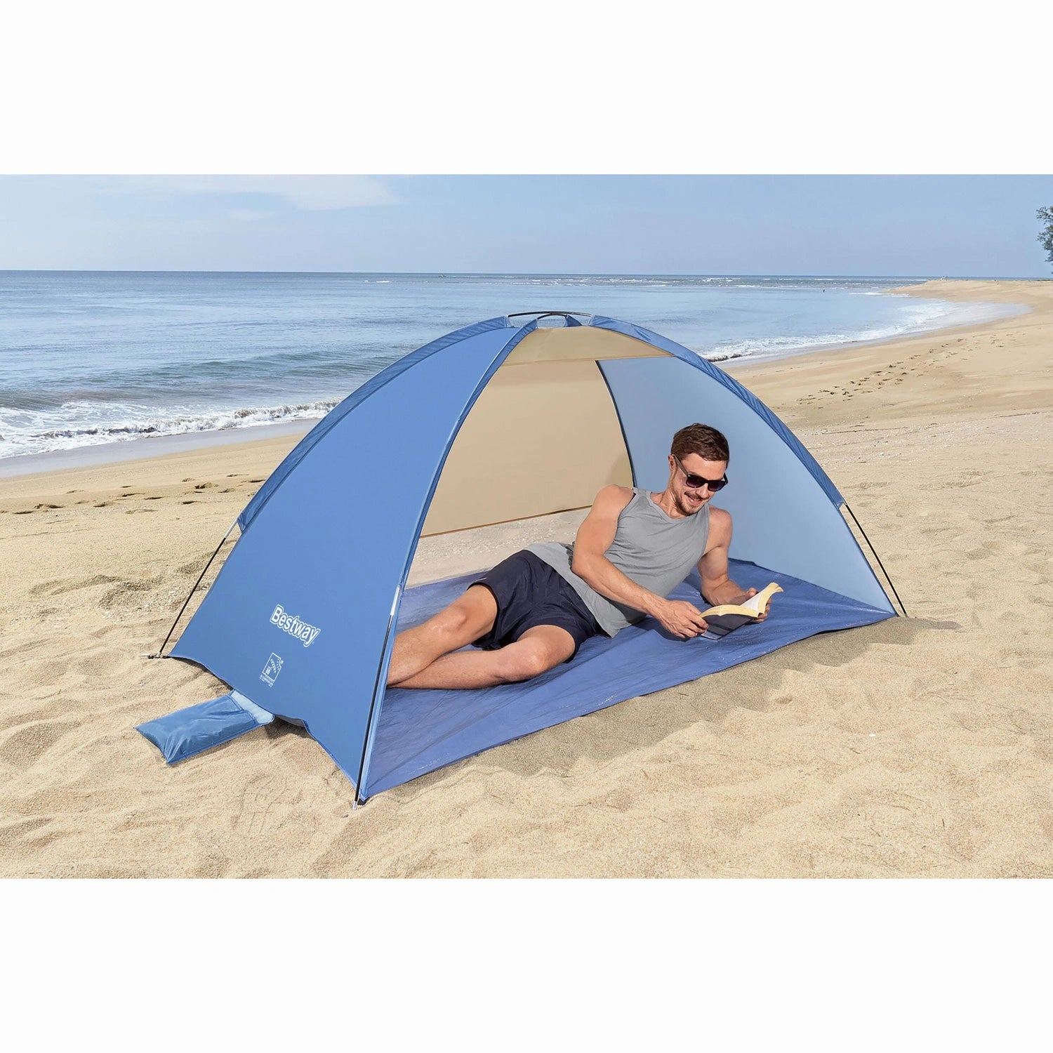 Strandtält Pavillo 2.00m x 1.20m x 95cm