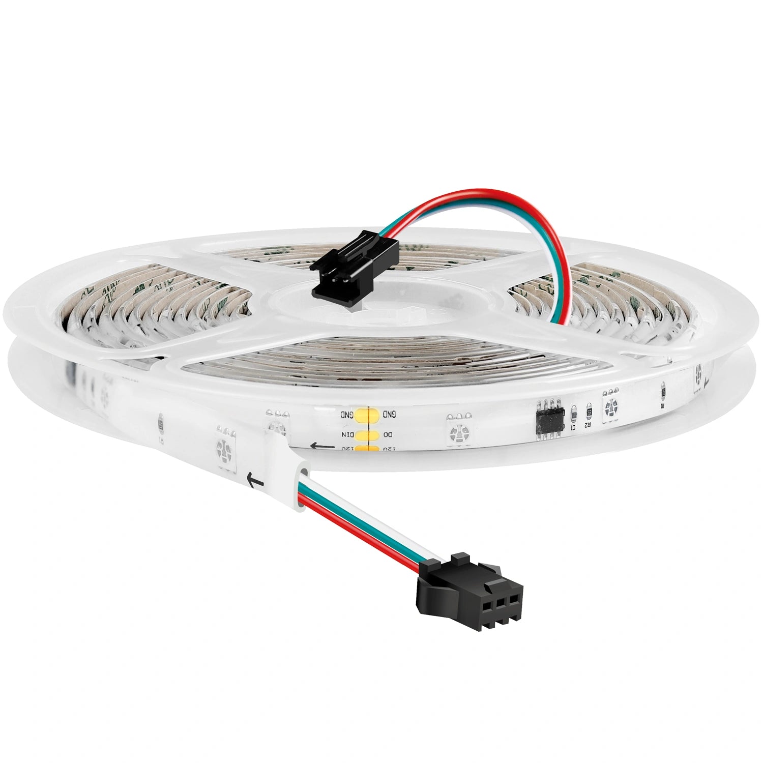 Smart Digital RGB-LED-strip adressbar 400 lm 5m LED WiFi Tuya
