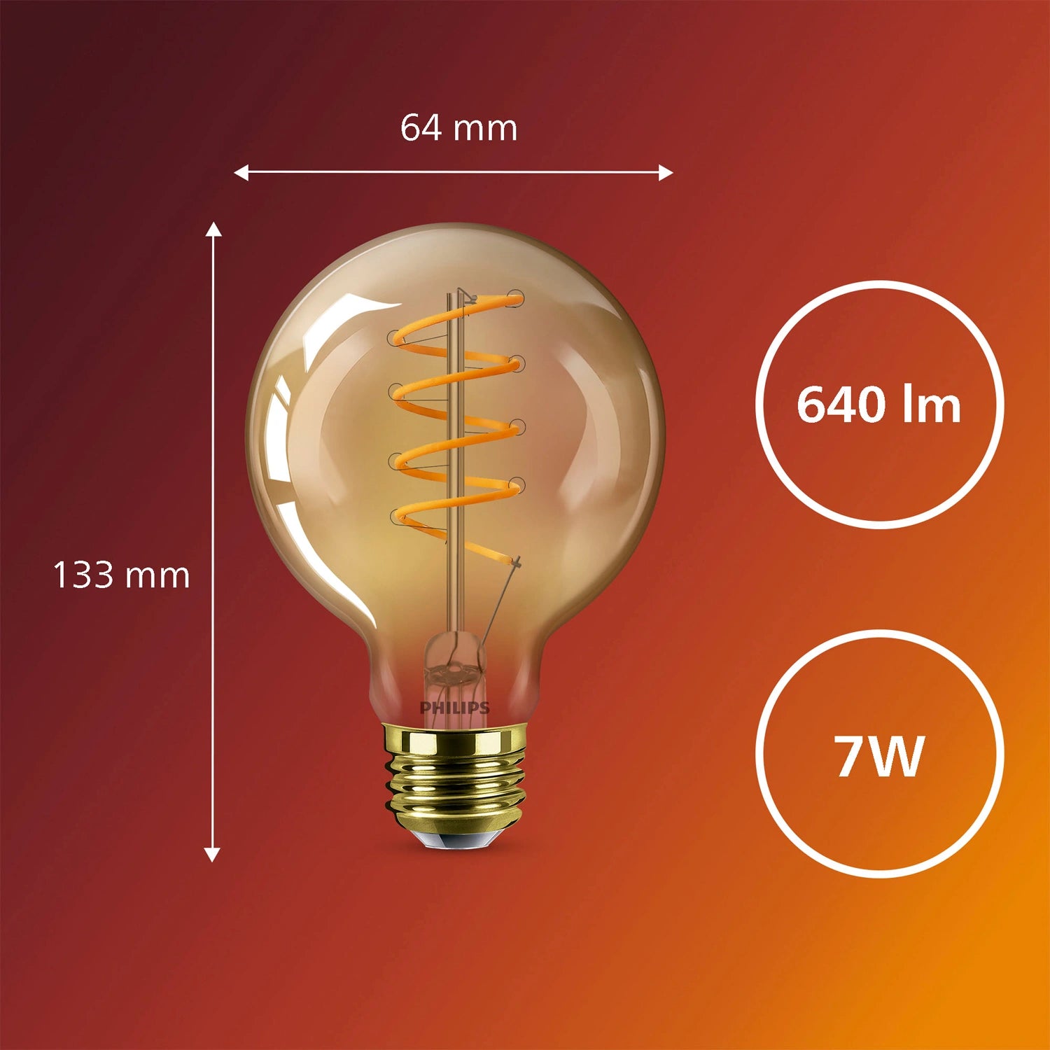 LED SceneSwitch E27 G95 7-3,8-1W (50W) Deco spiral