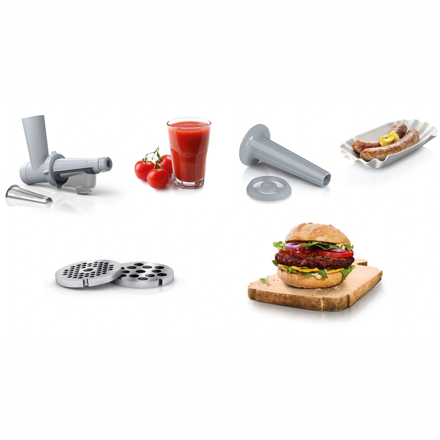 Köttkvarn MFW2515W 1500W Inkl frukt&juice press