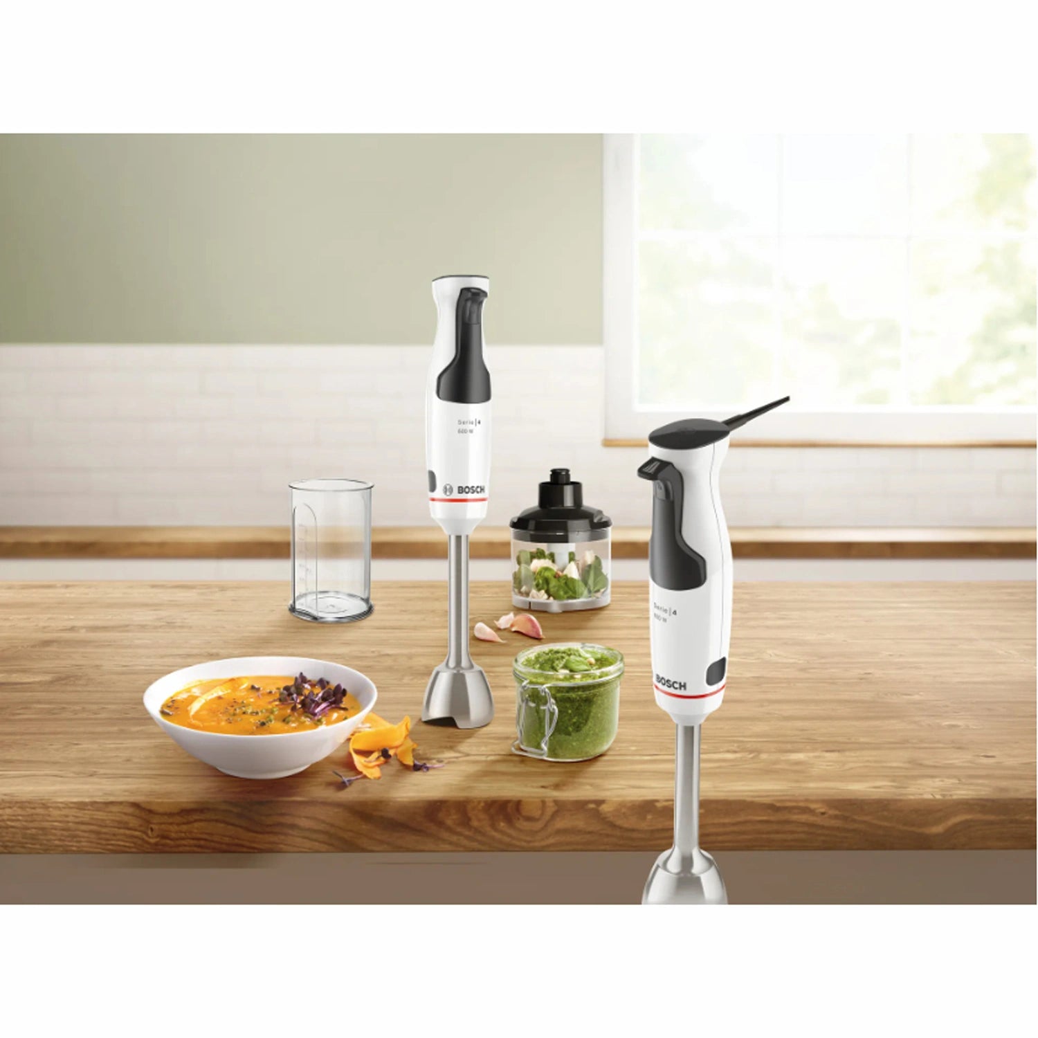Stavmixer paket MSM4W220 inkl bunke & mini hack 800Watt