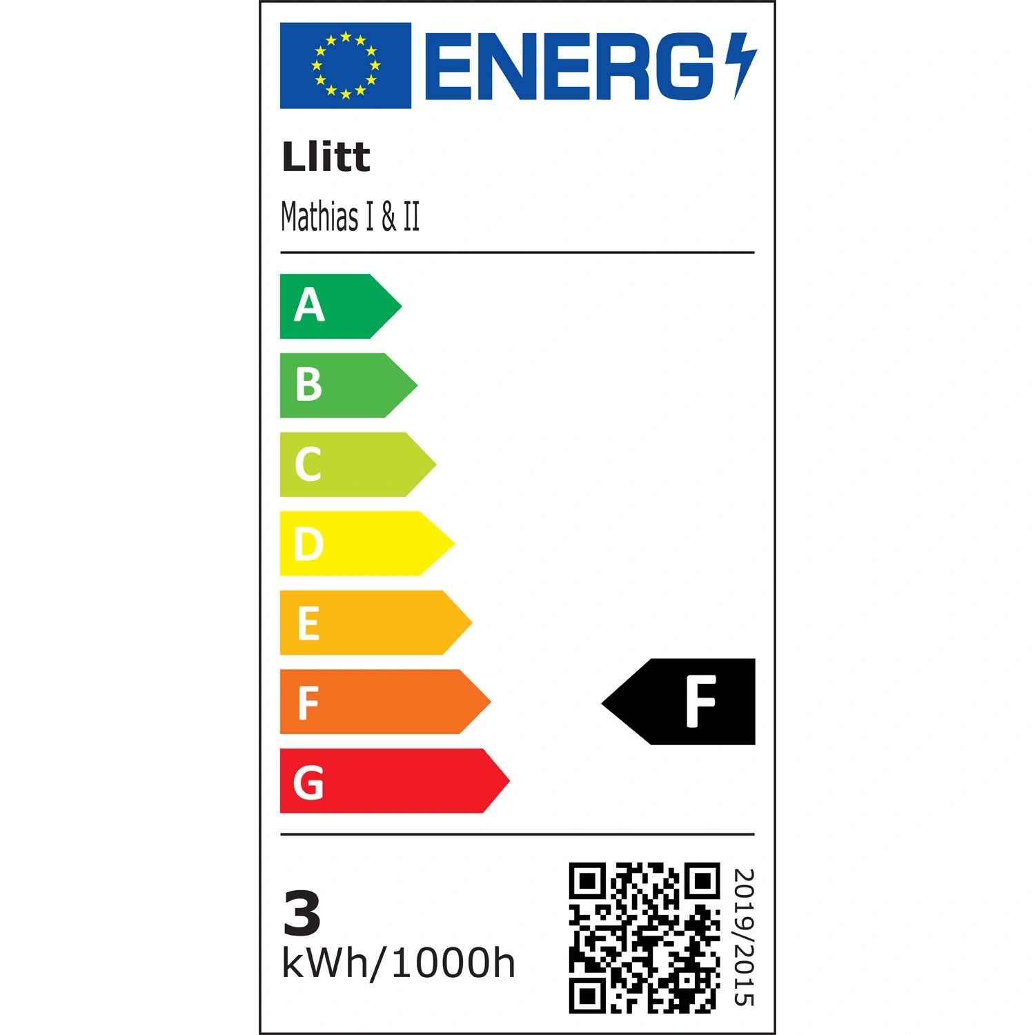 Mathias I Väggarmatur LED IP65 3000K 3W 290lm Vit