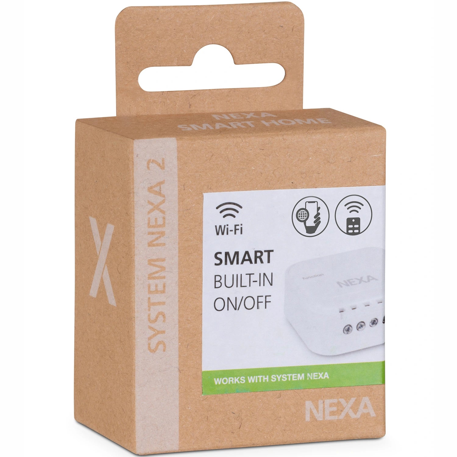 WBR-01 Smart Inbyggnadsmottagare På/Av 1800W System Nexa 2 WiFi/433