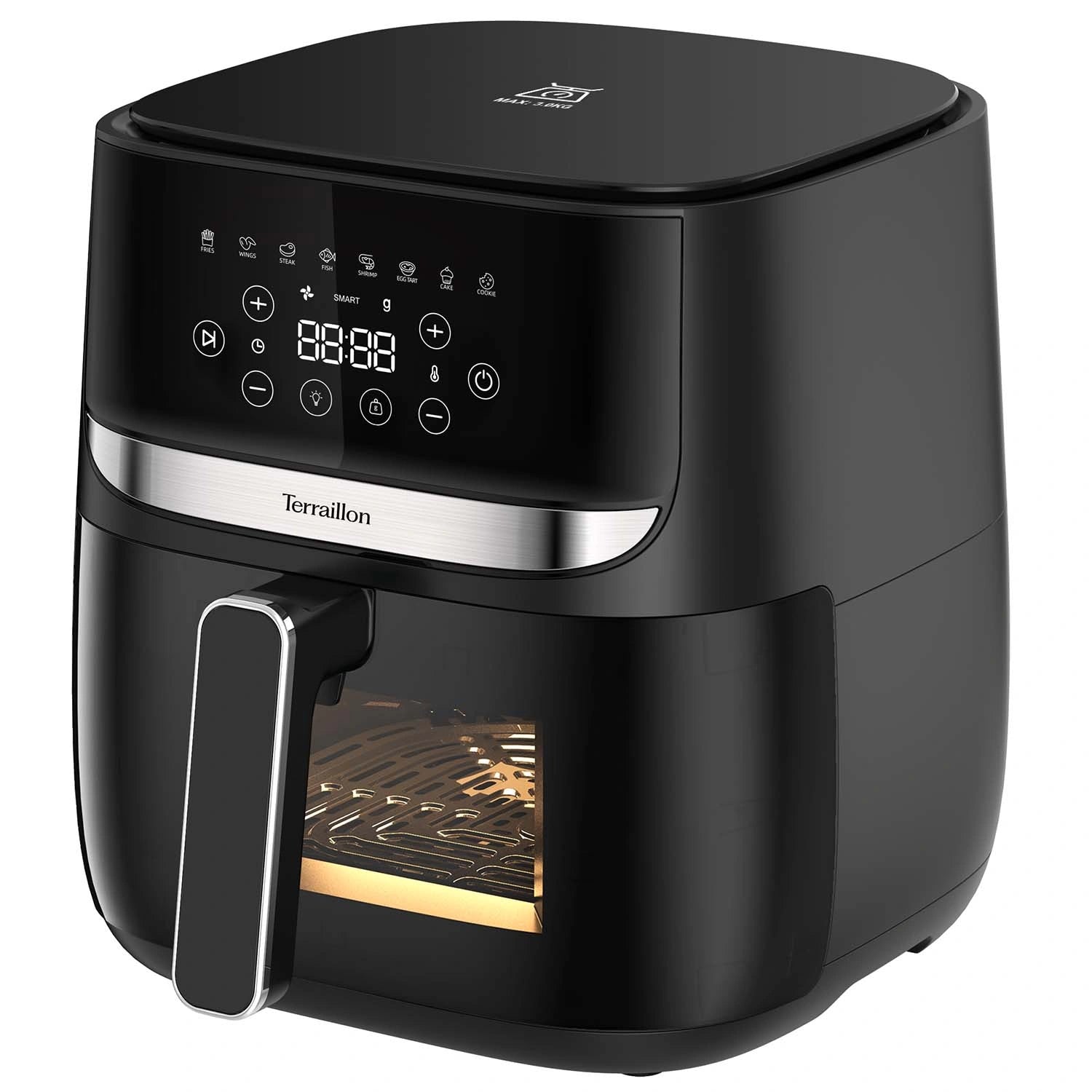 Airfryer Smart Cook & Fry 2in1 med Inbyggd våg 5,7L
