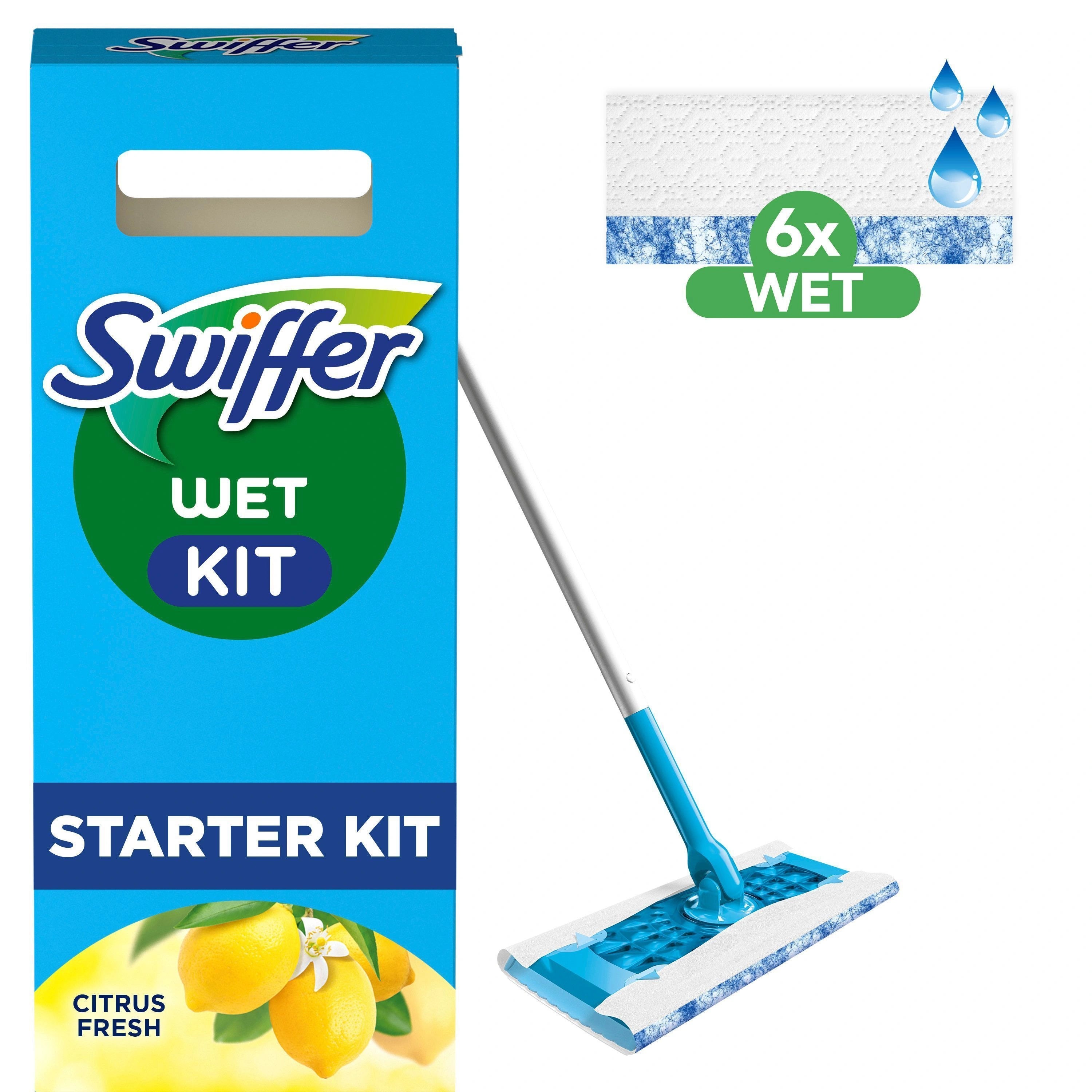 Startkit 1 Rengöringsmopp +6st fuktiga