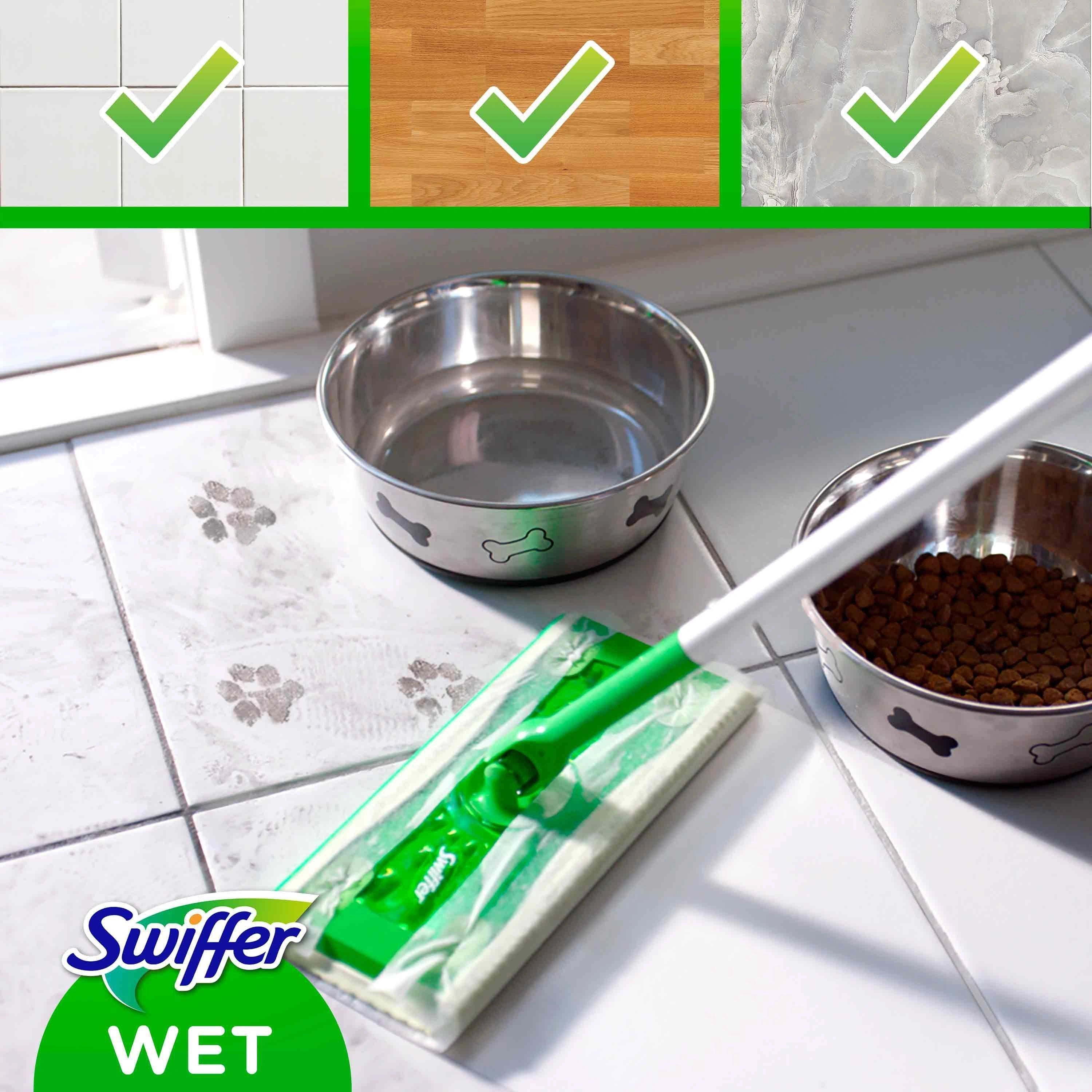 Rengöringsdukar för golv, 10st fuktiga med citrusdoft