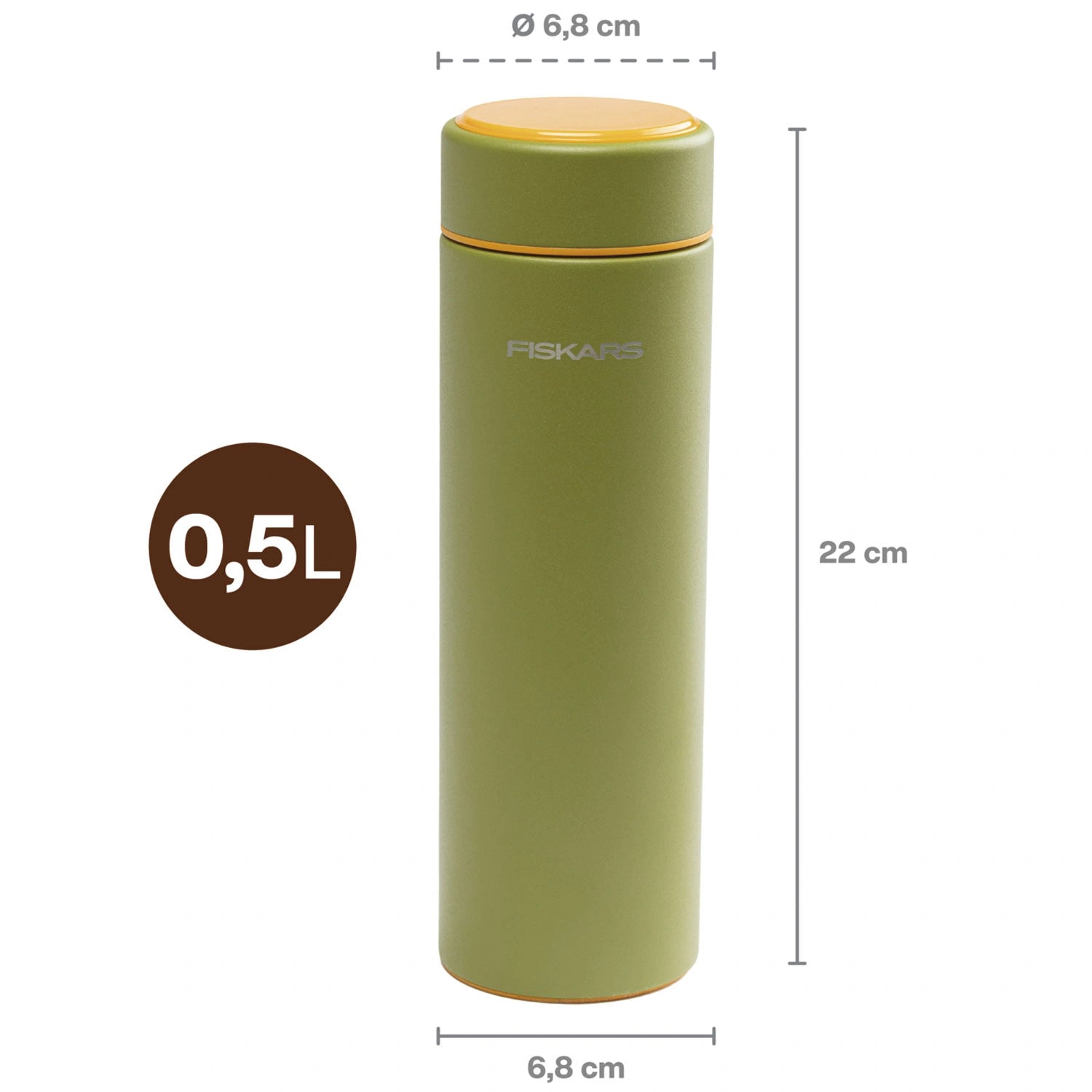 Termosflaska grön 0,5 liter On-the-go Bottle