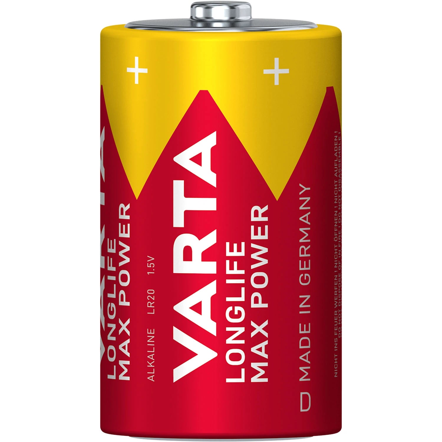 Longlife Max Power D / LR20  Batteri 2-pack