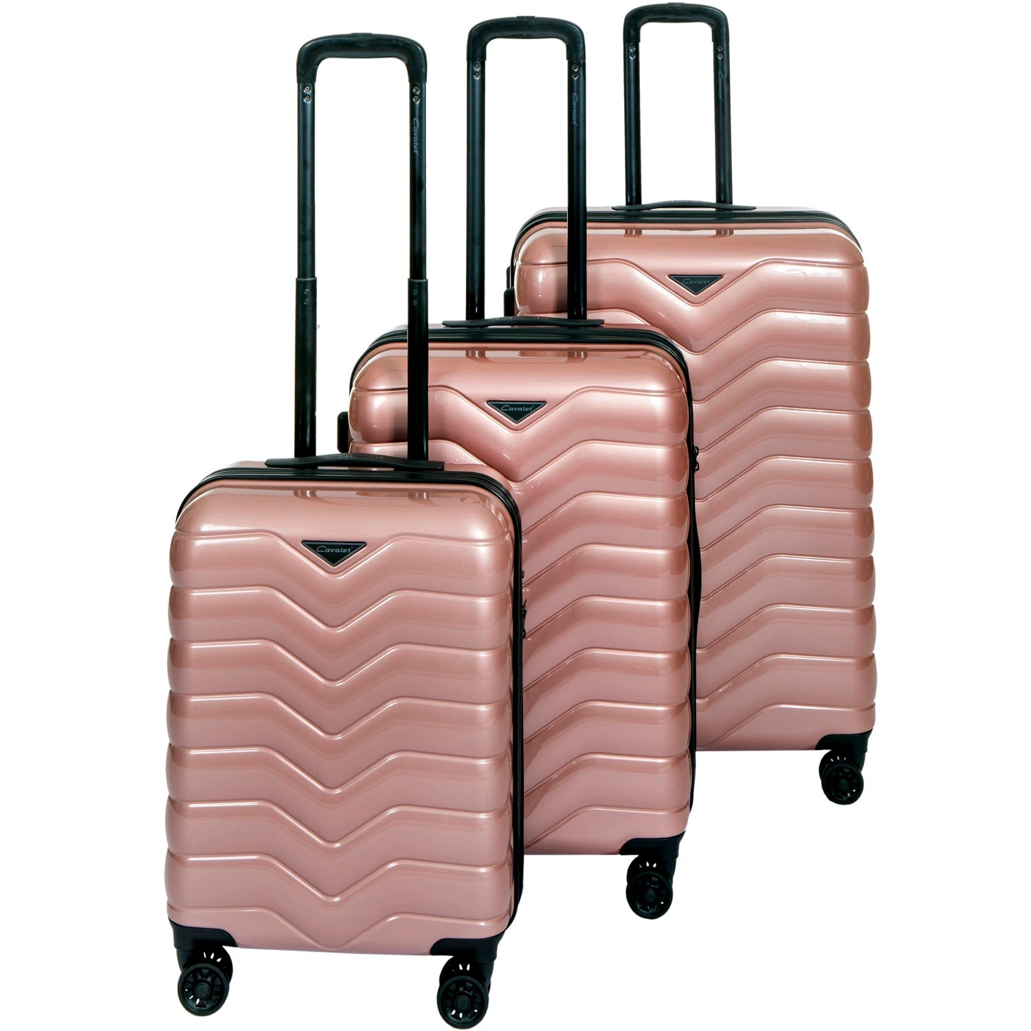 Resväskor 3-Pack Smygehuk Rosa