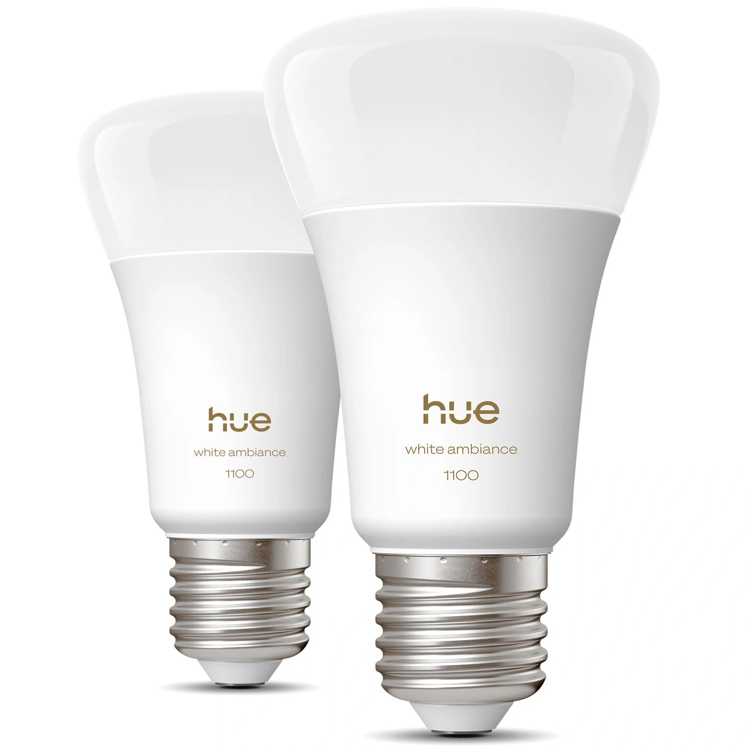 White Ambiance E27 1100lm 2-pack