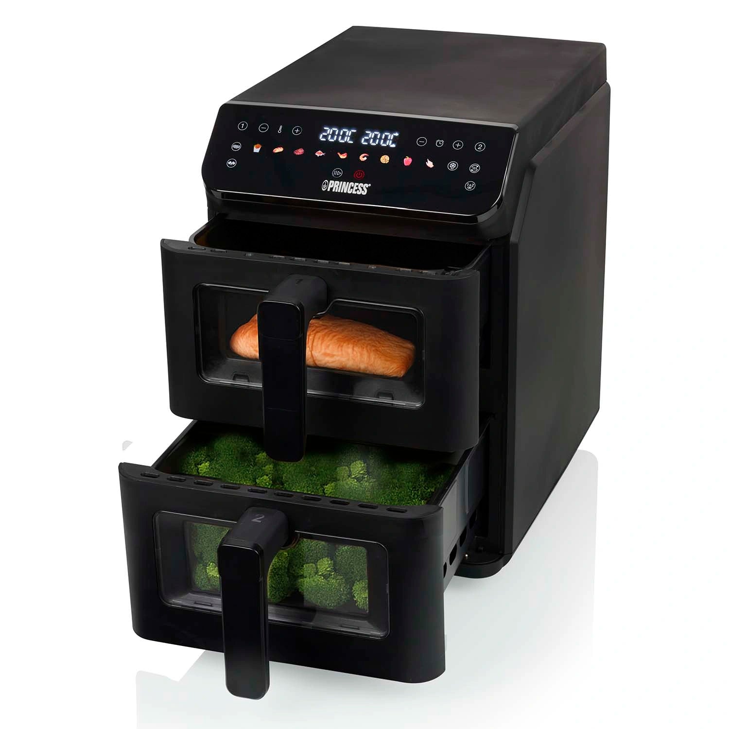 Airfryer Staplad 2x5L 3000W - 182490