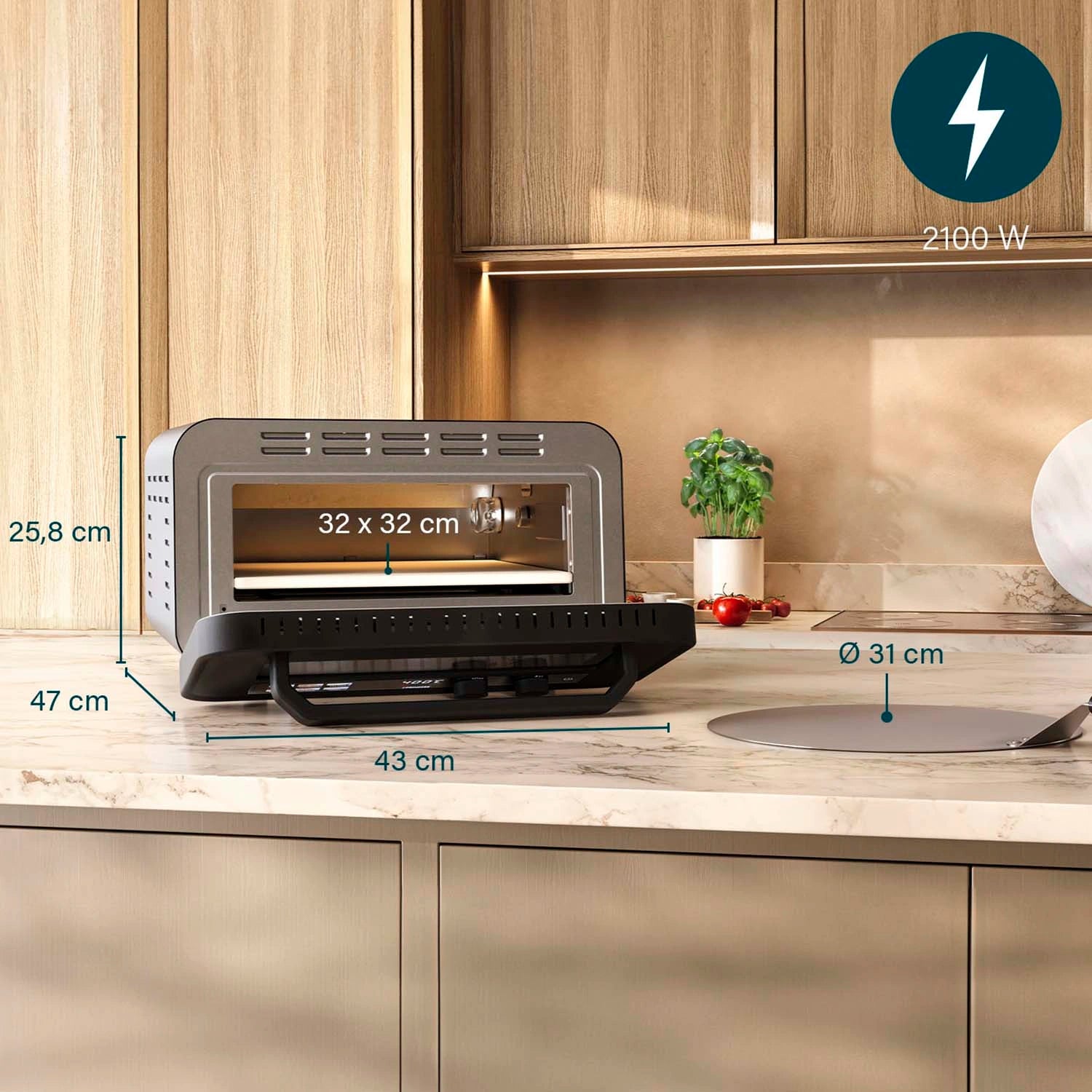 Pizzaugn Pro Max 2100W 400°C - 112780