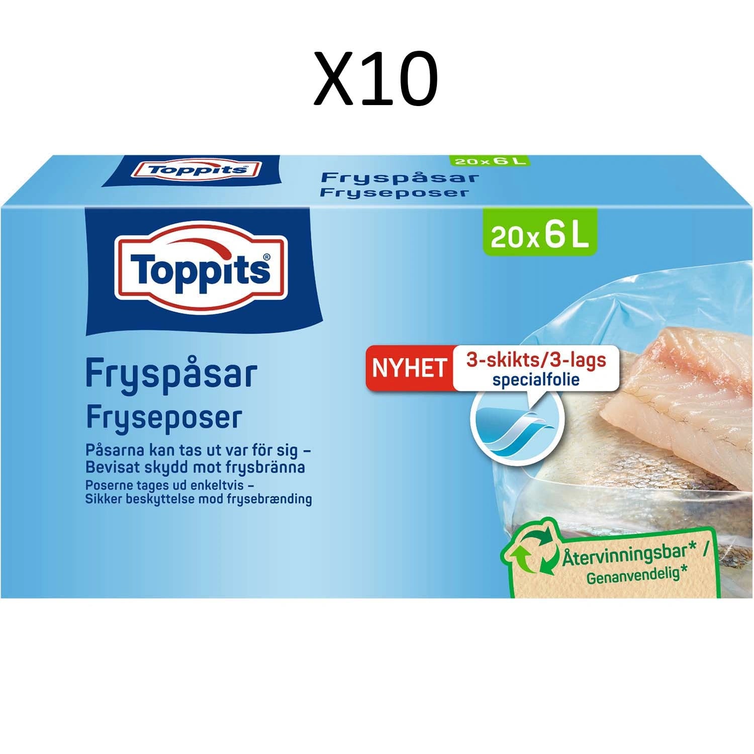 Fryspåsar 6L 20st (10st/DFP)