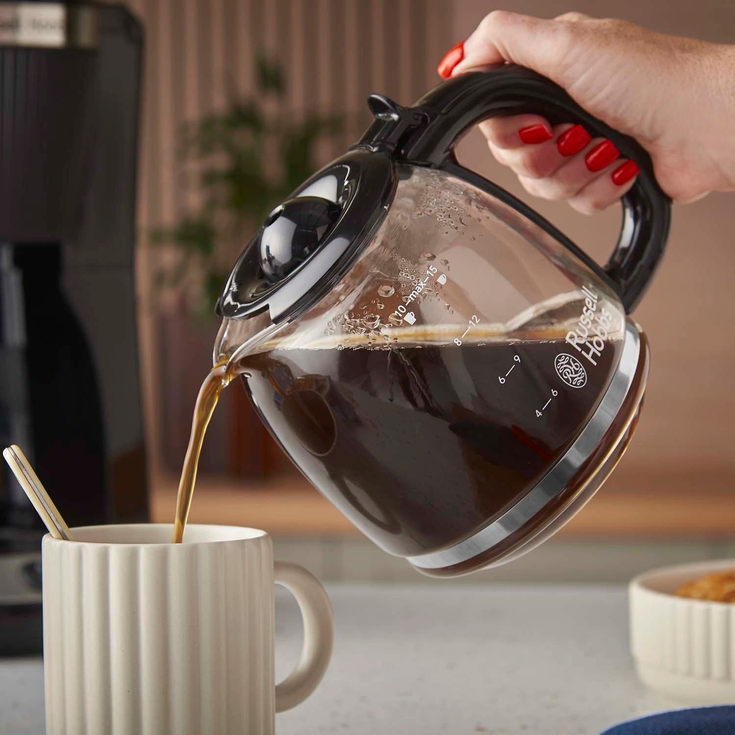 Kaffebryggare Brontë Svart 1,25L