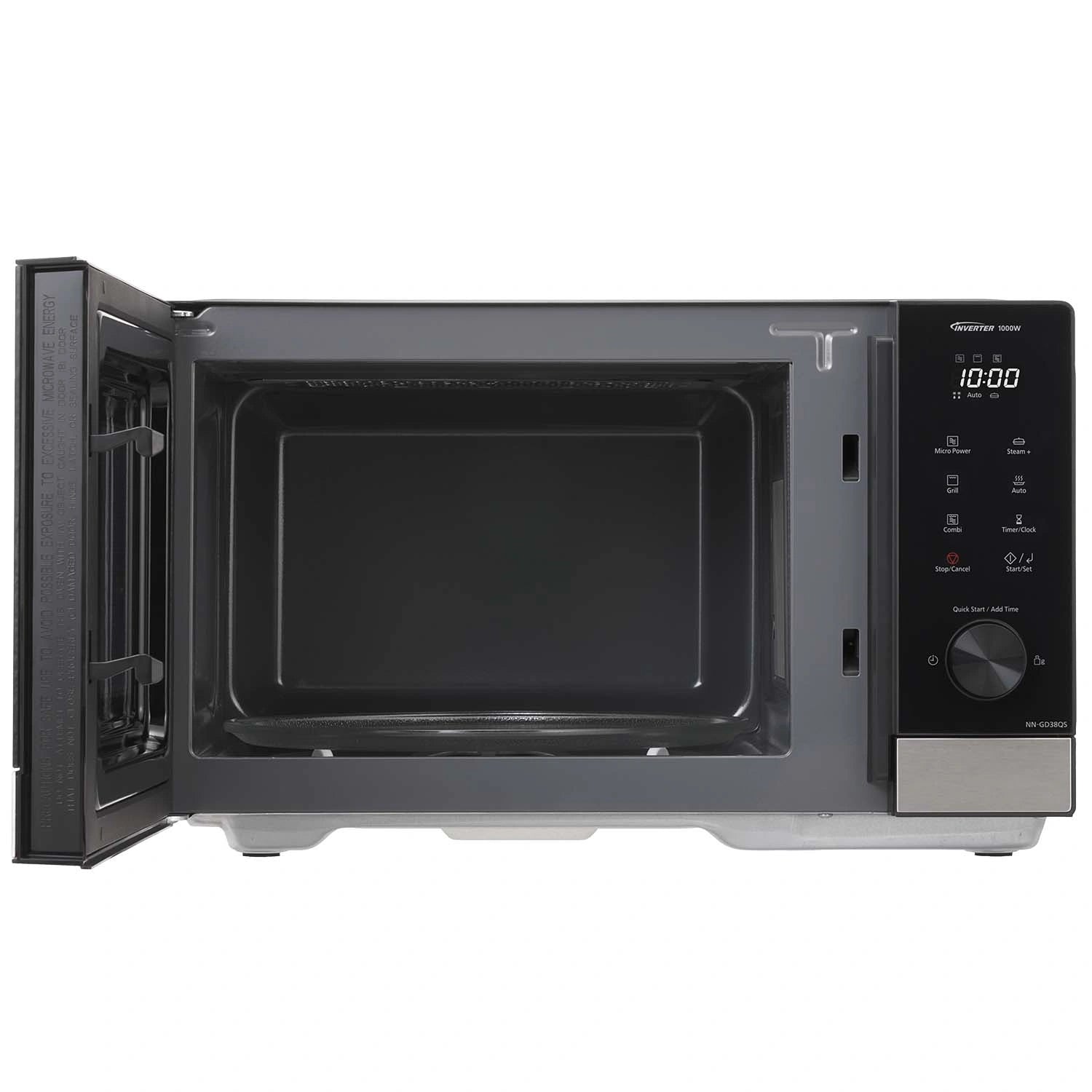 Mikrovågsugn 29L 1000W Rostfri NN-GD38QSEPG