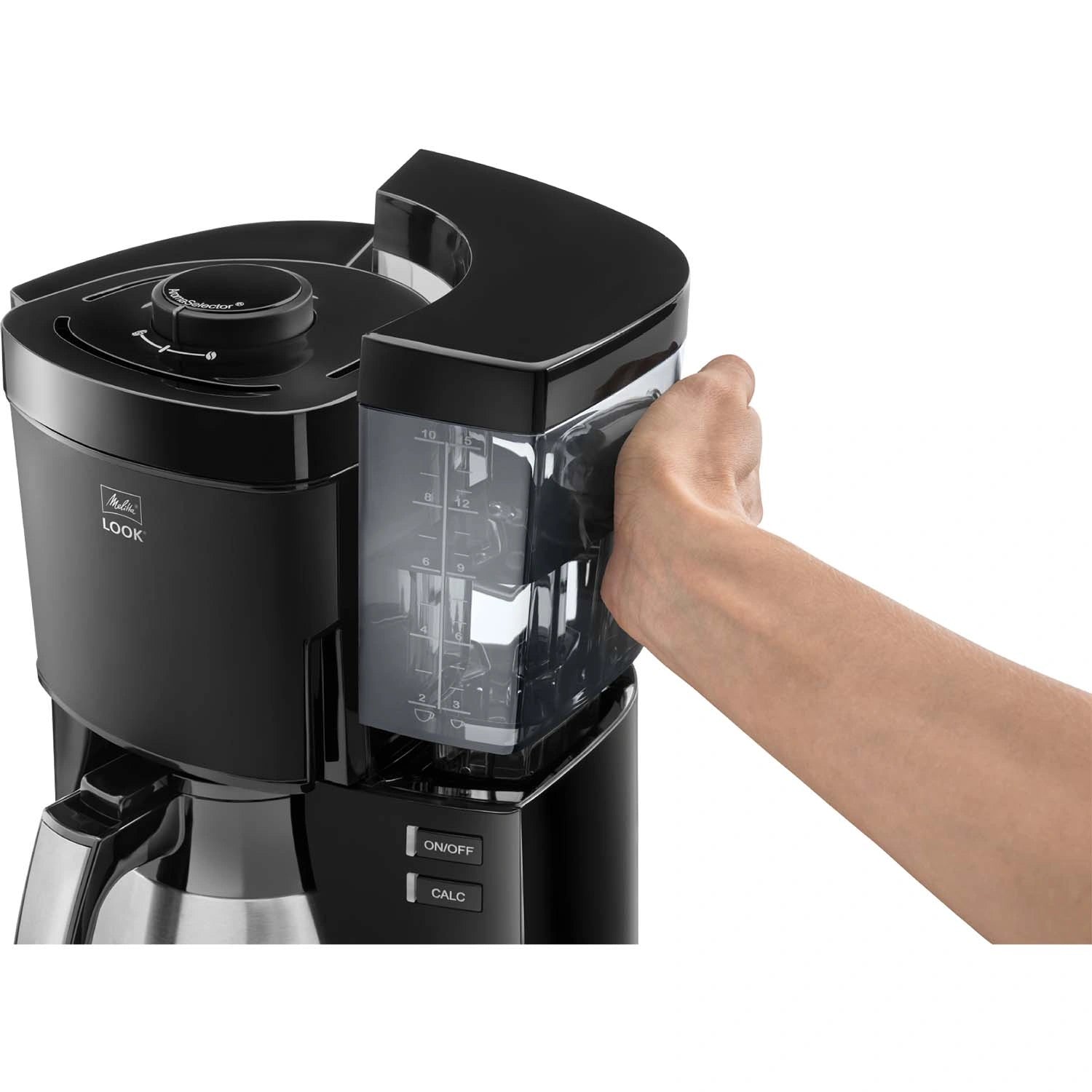 Termosbryggare LOOK,Svart 1,25l Aroma selector