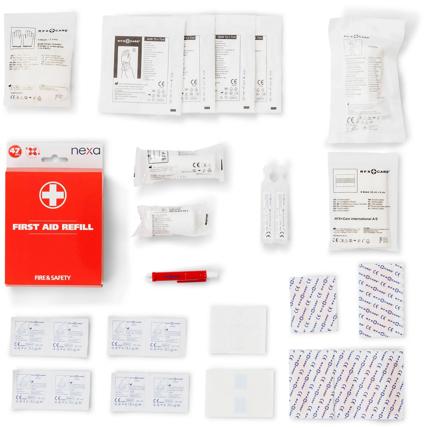 FAKRE Refillkit Första Hjälpen 47 delar