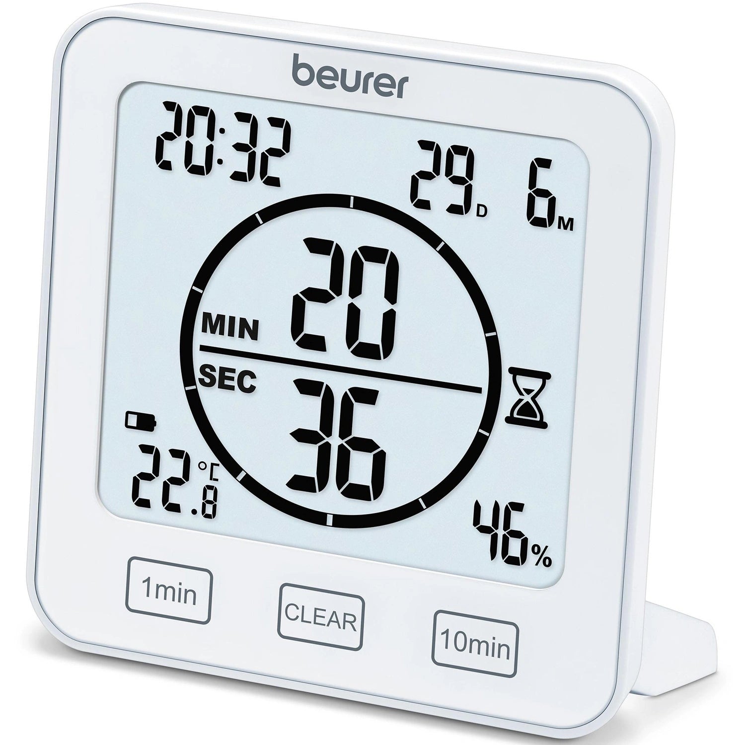 Thermo/Hygrometer HM22 Klocka
