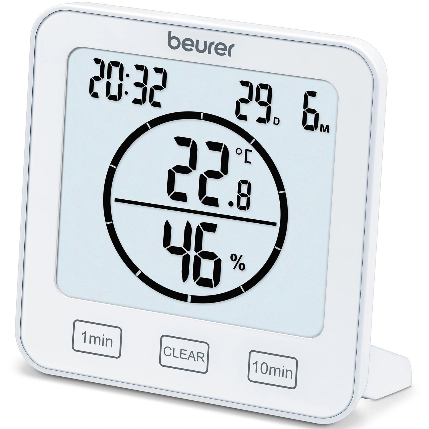 Thermo/Hygrometer HM22 Klocka
