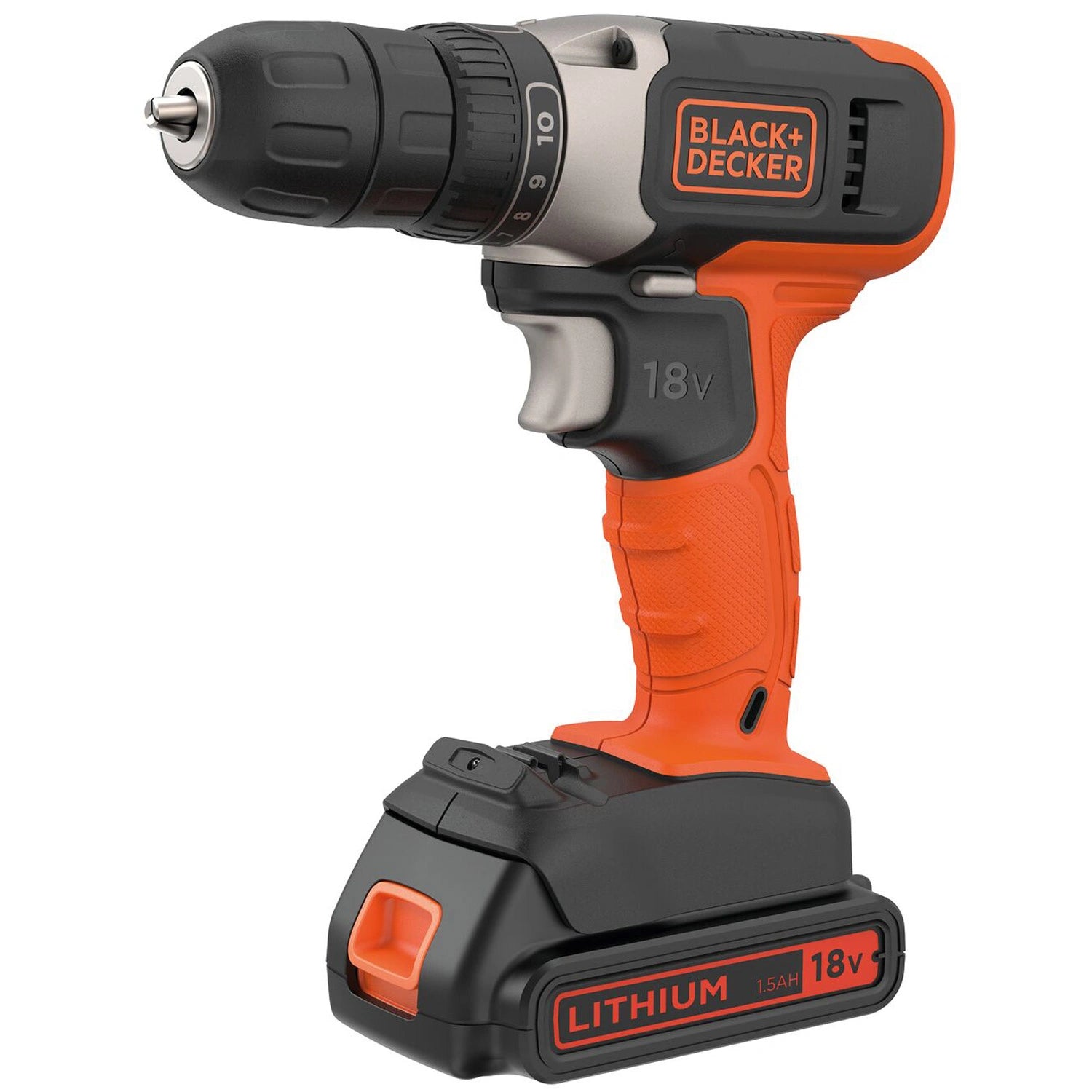 Borr-/skruvdragare med 18V Lithium-ion 1,5AH