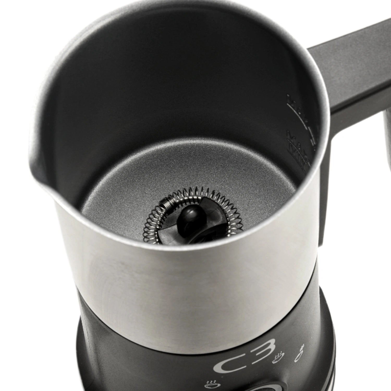 Mjölkskummare Design 240ml/115ml MF700 Borstad Rostfri stål