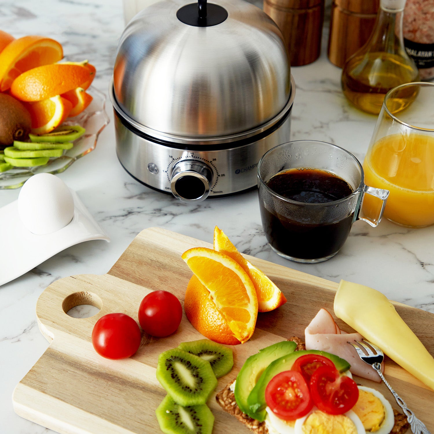 Äggkokare Timer 7 Ägg EB600 Rostfri