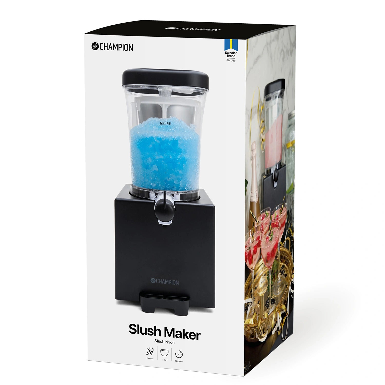 Slush Maker Slush N'ice 1L SL400 Mattsvart