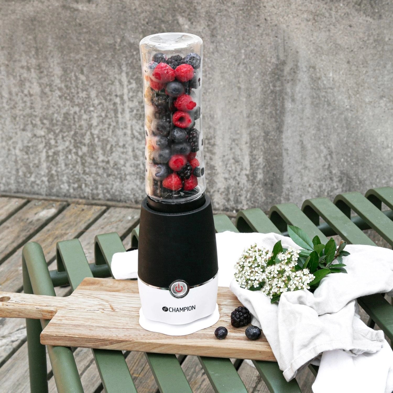 Smoothie Maker 180W SM110 Svart/Vit