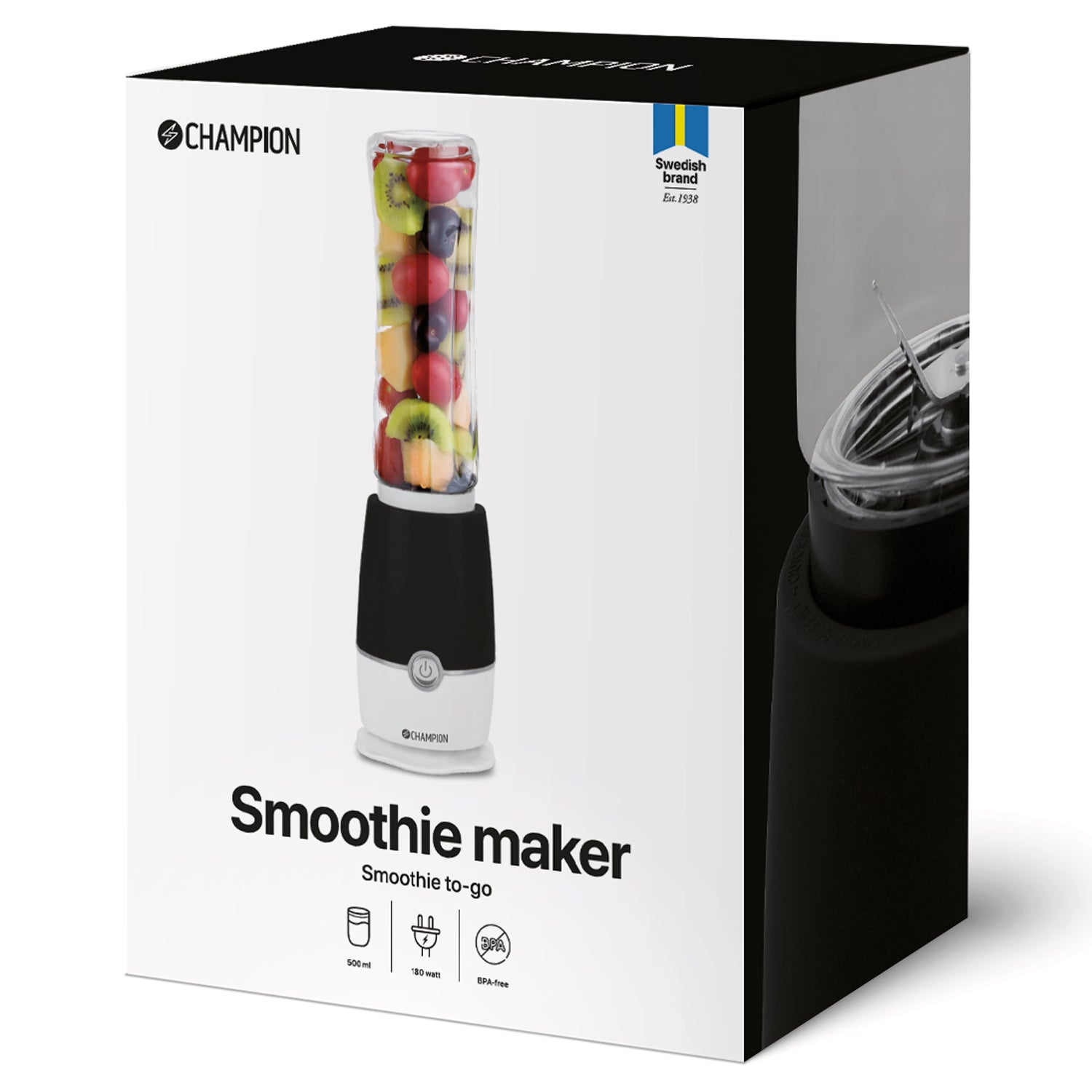 Smoothie Maker 180W SM110 Svart/Vit