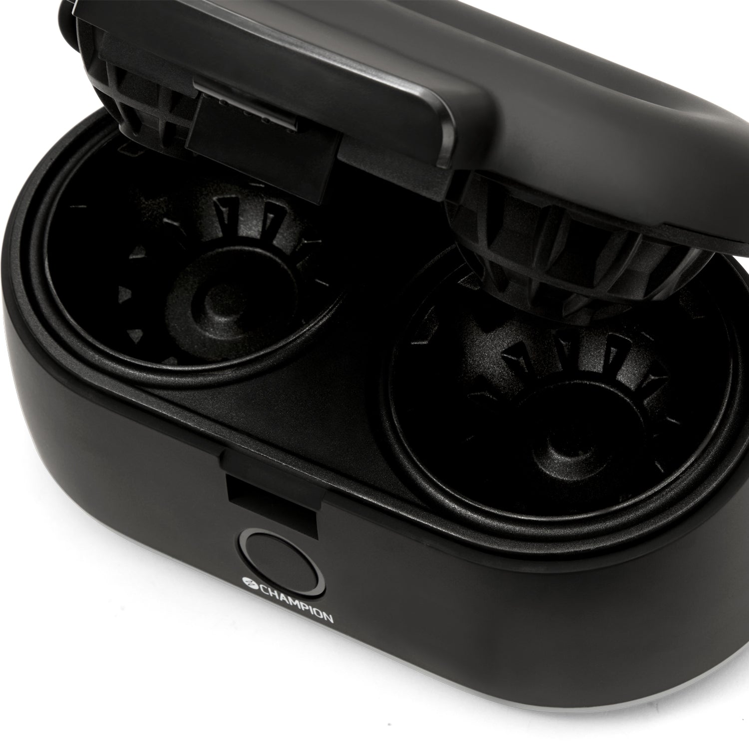 Våffelskålsjärn Health Dubbelt 1000W VS400 Svart