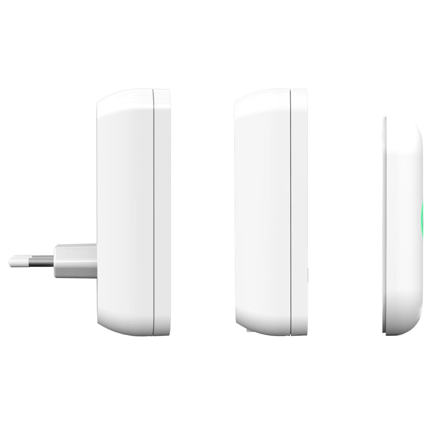 Trådlös dörrklocka Plug-in och Batteridriven BY324 Vit