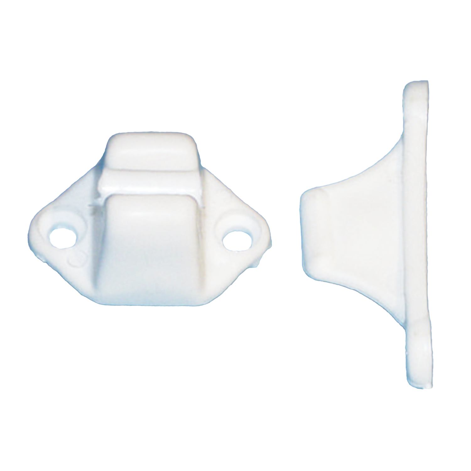 Dörrhållare. Vit plast