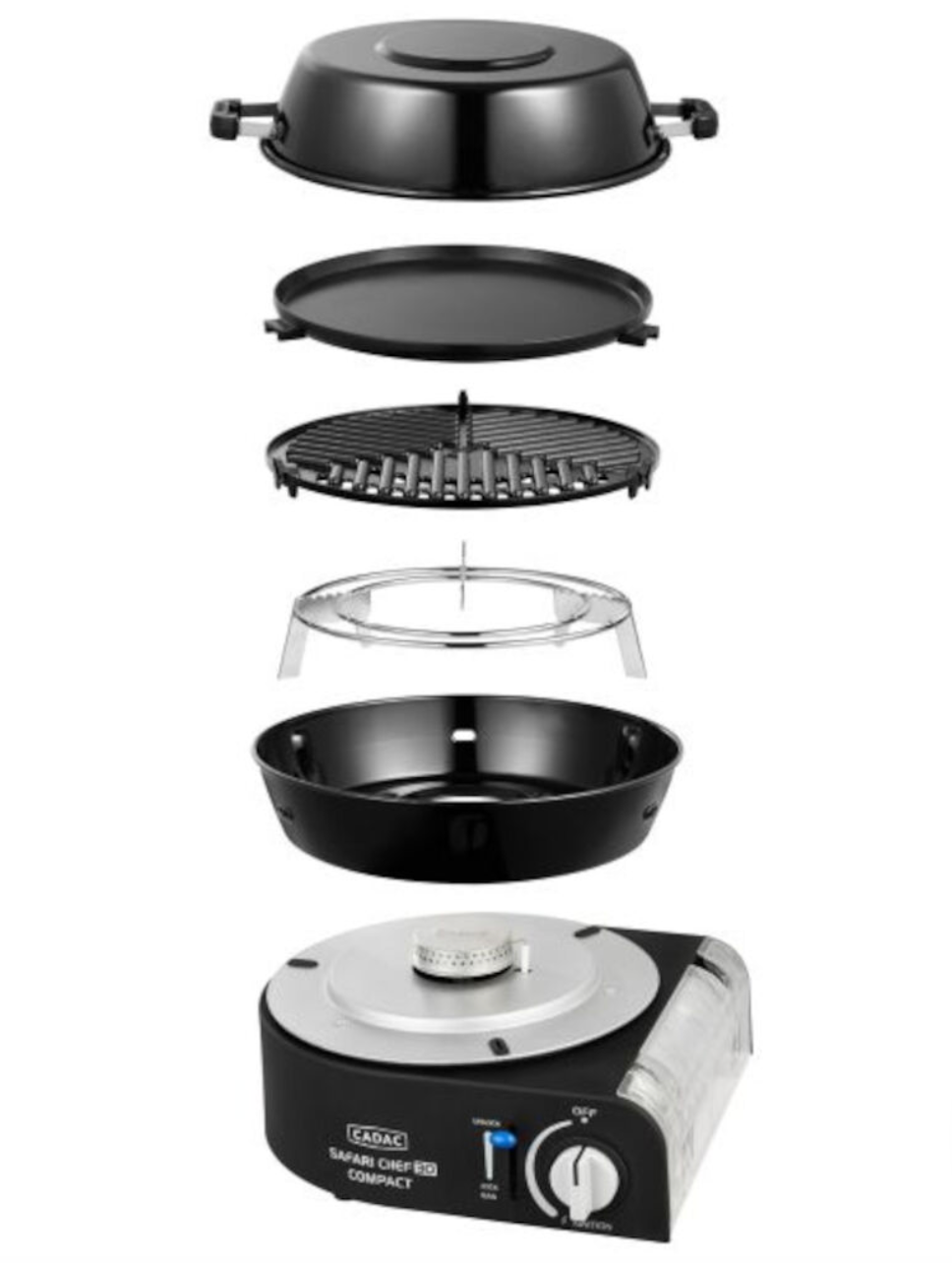 Gasolgrill Cadac Safari Chef Compact 30 inkl. väska.