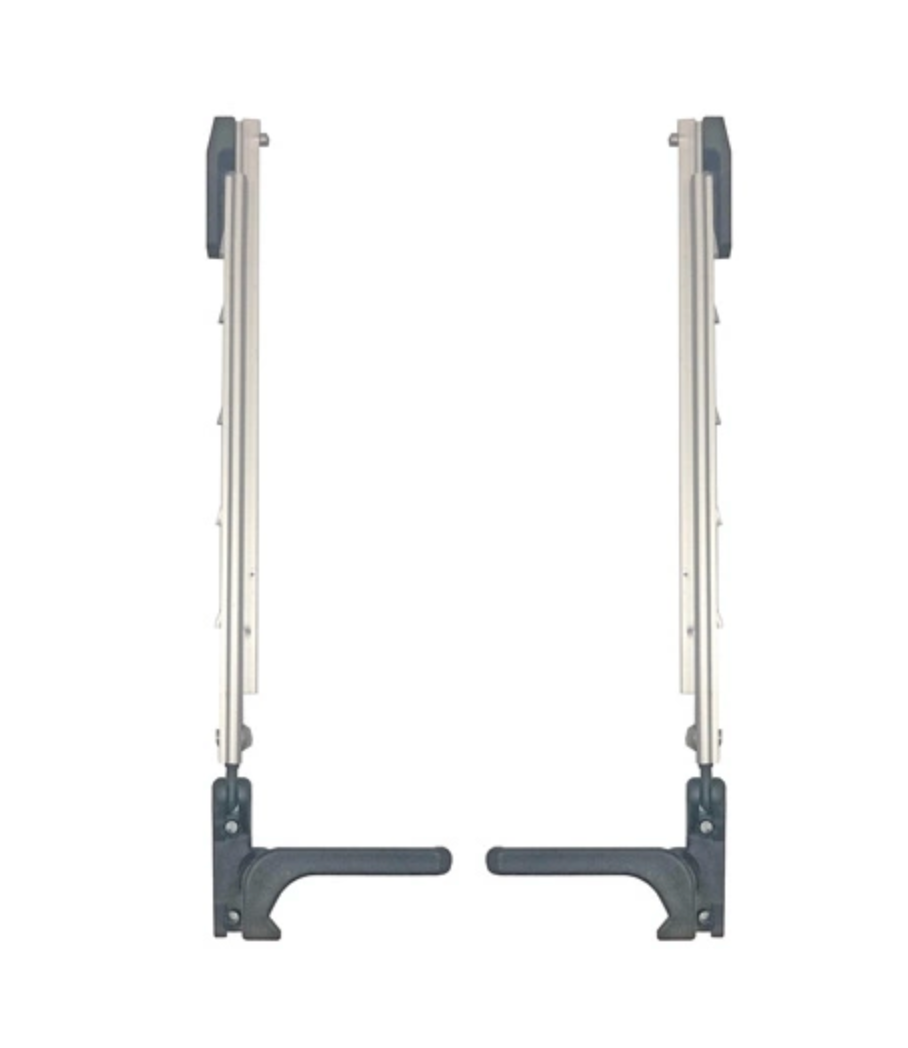 FÖNSTERHÅLLARE MED SKRUV PAR 205/295 MM SVART