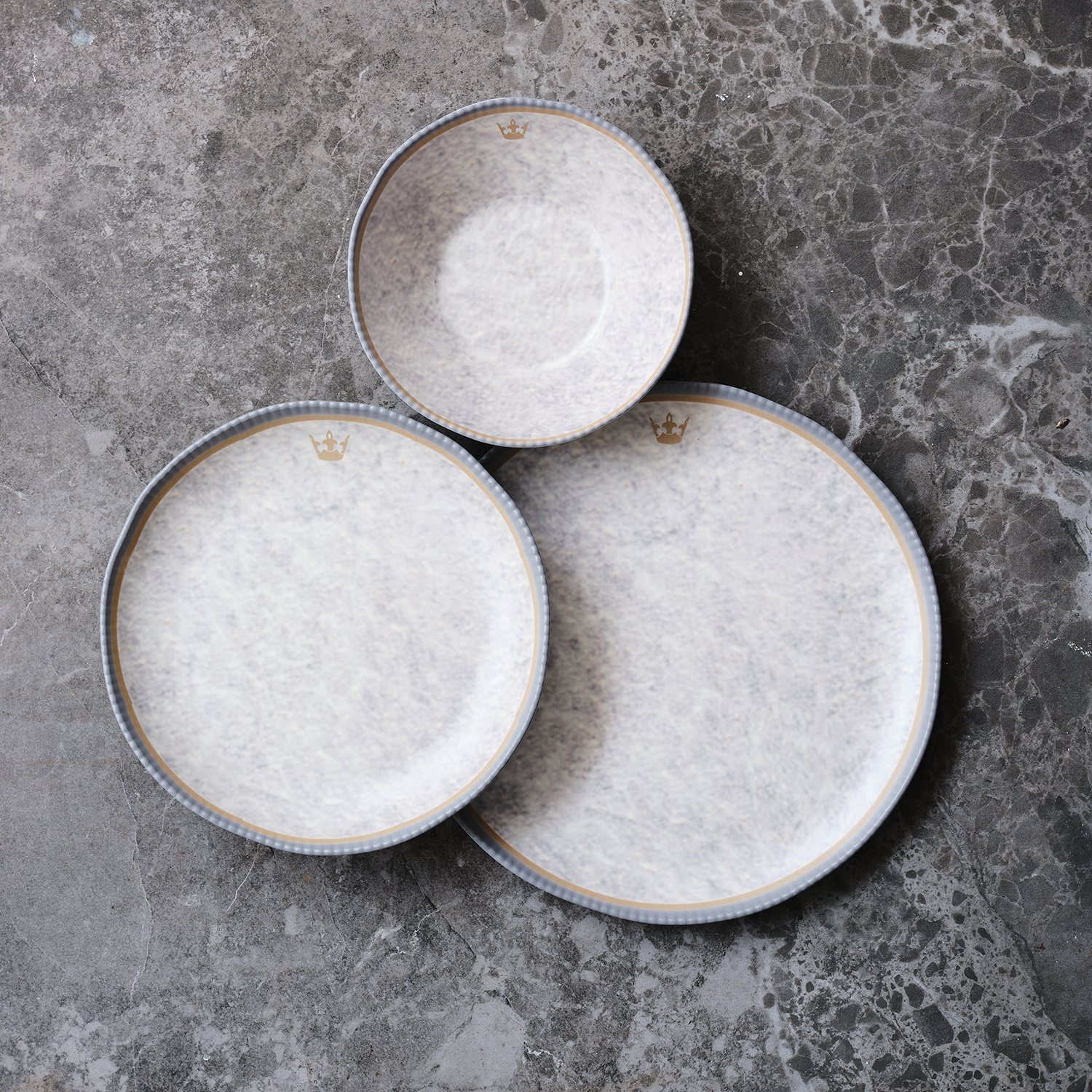 Royal Camping melaminservis Rustik. 12 delar.