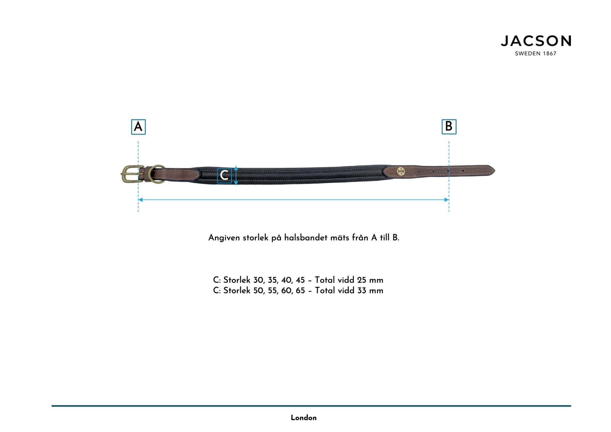 Jacson London Hundhalsband