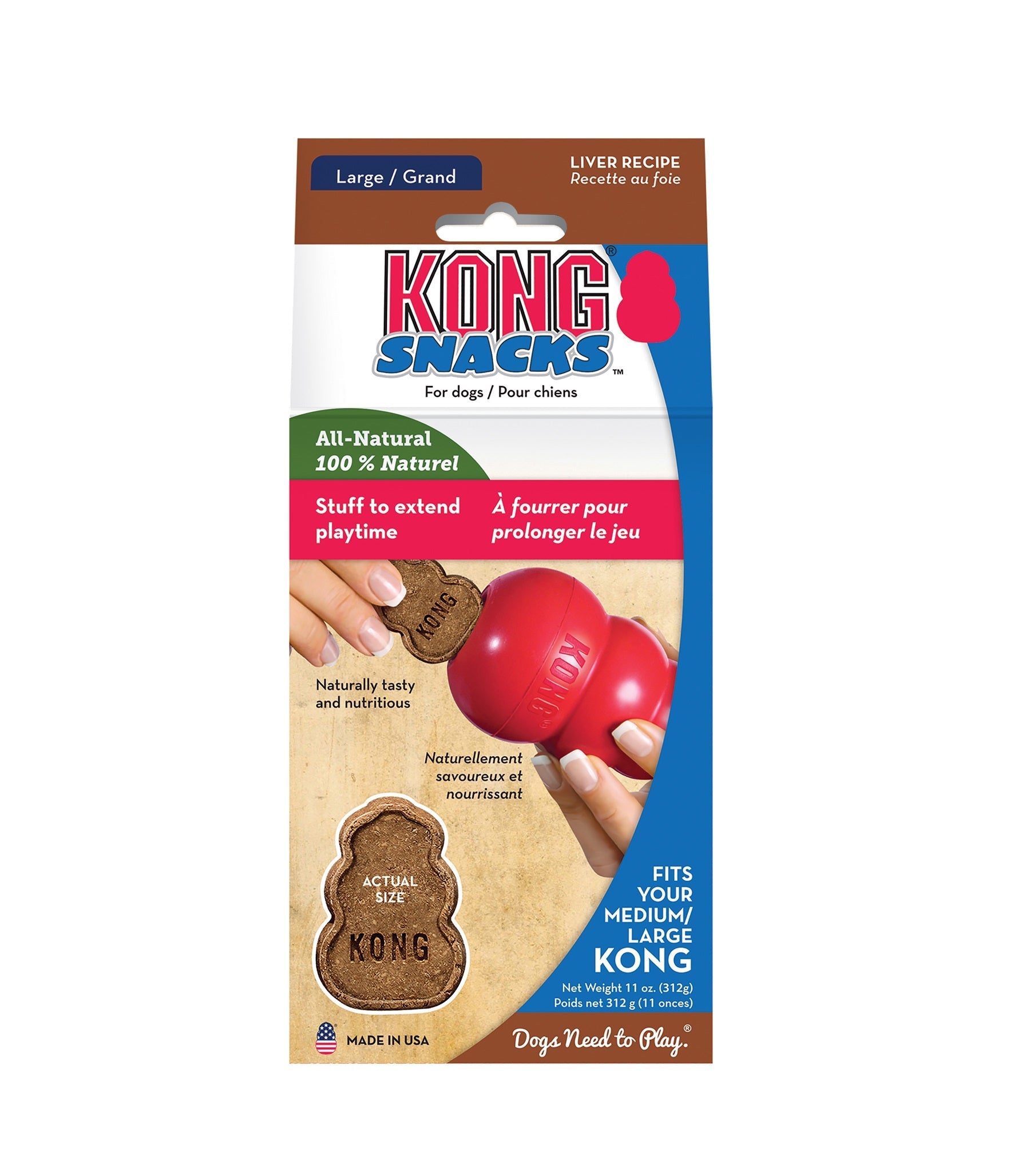 Kong Snacks Liver 198g