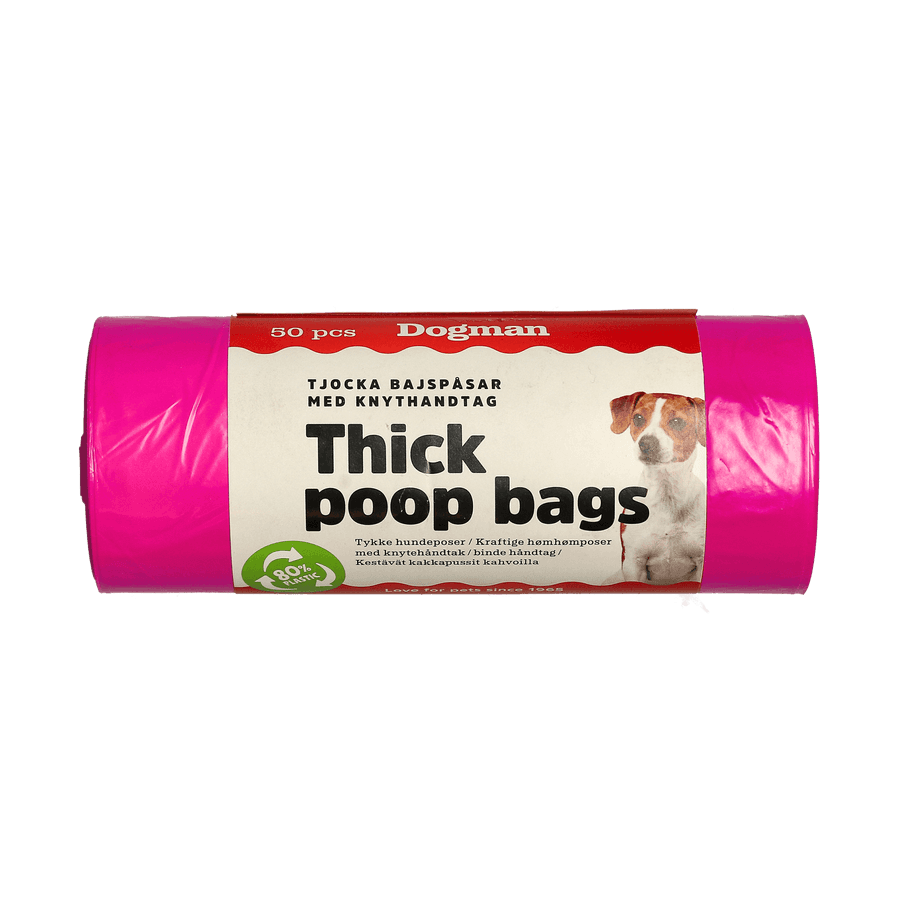 Bajspåsar med handtag 50p