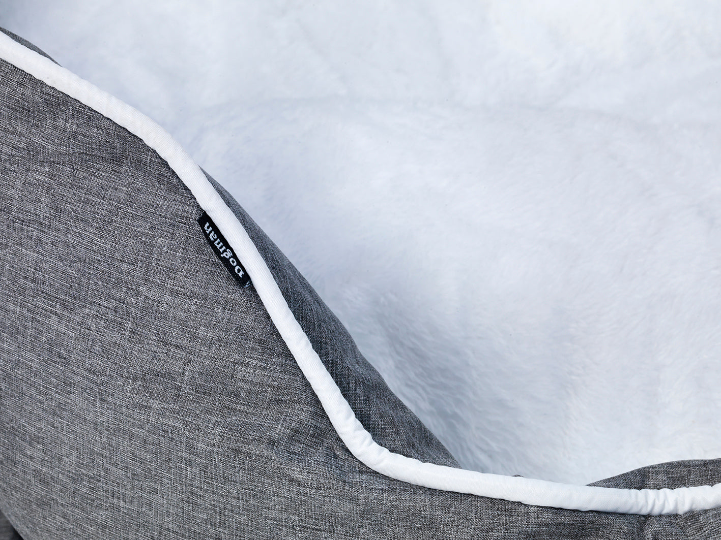 Buddy  Hundbädd Oval Grå L