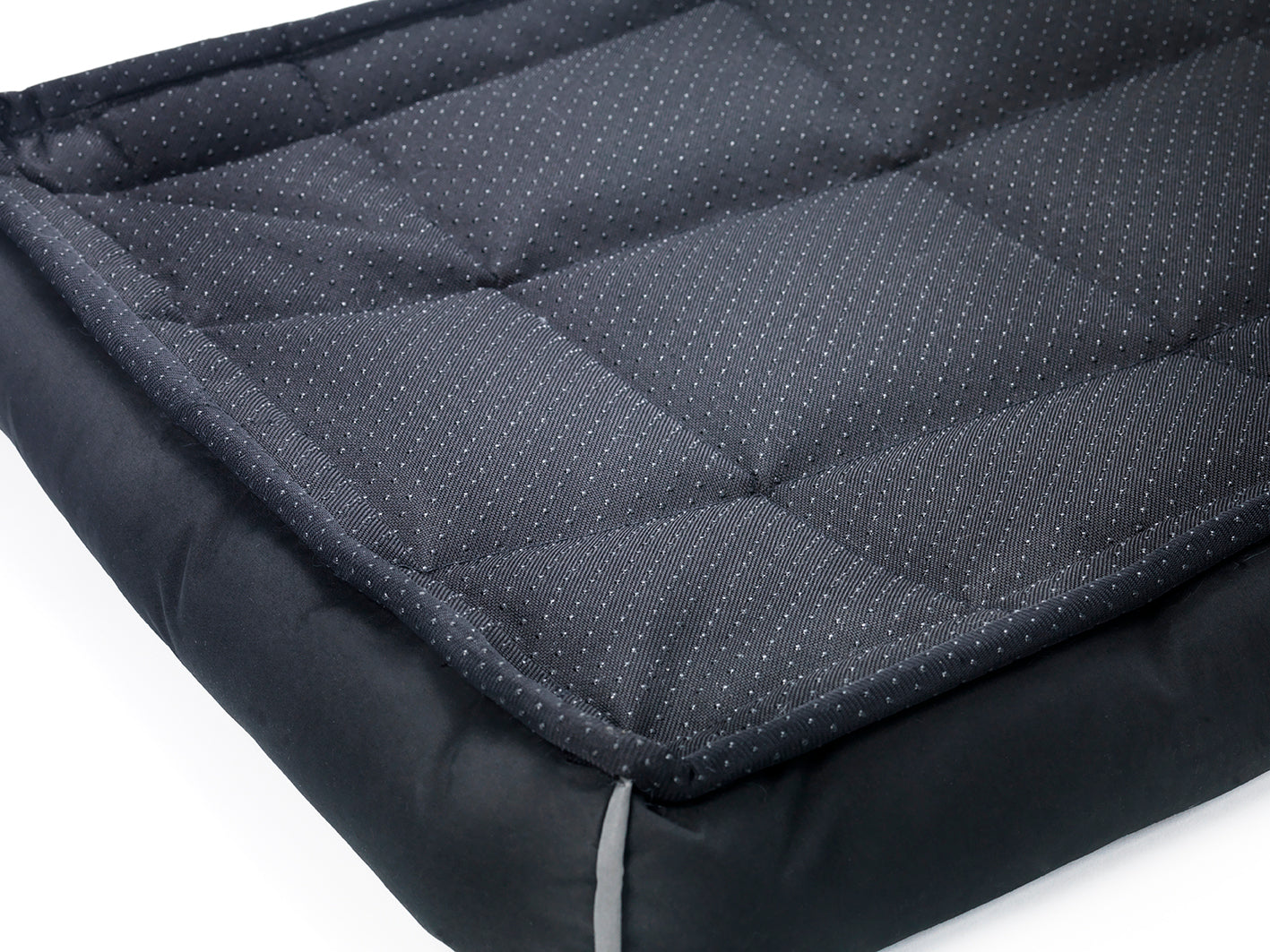 Buddy Hunddyna med kant Svart M